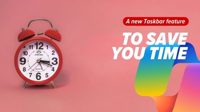 “Ask Copilot” is coming to your Taskbar (but only if you want it to)